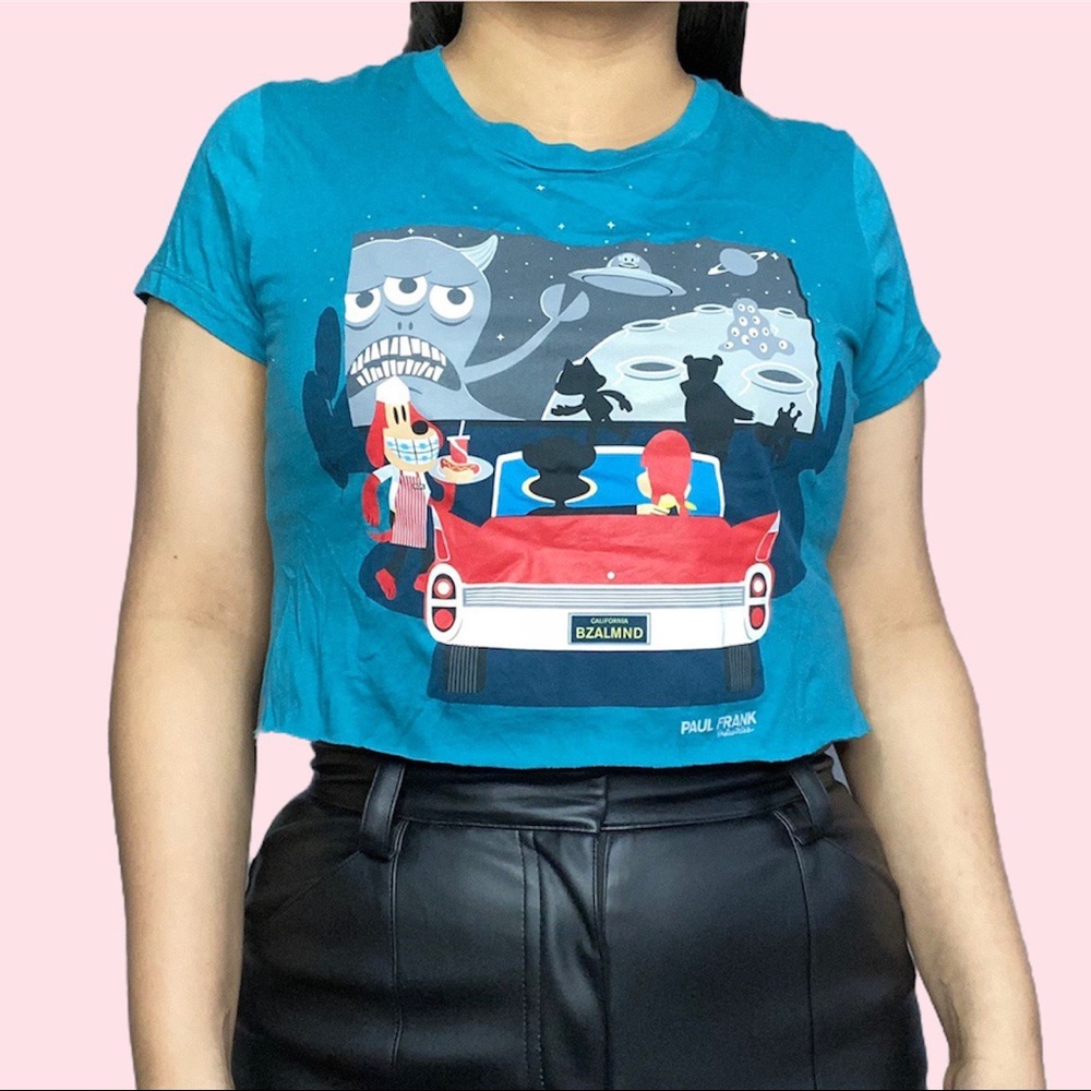 Y2K Paul Frank crop top